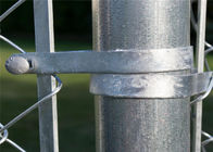 Hàng rào vải liên kết chuỗi 8ft X 50ft với dây thép gai để bảo mật cao