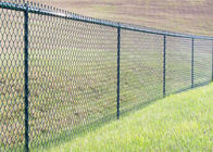 Sân thể thao / Sân quần vợt 75x75mm Hàng rào lưới liên kết chuỗi 9 Máy đo