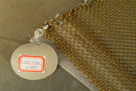 Chuỗi nhôm liên kết lưới kim loại 1.2mm Drapery cho dải phân cách không gian
