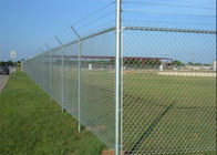 Trang trại dây mạ kẽm 75 * 75mm Hàng rào lưới liên kết chuỗi