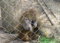 Lưới dây thép không gỉ 3mm dệt cho hàng rào động vật vườn thú