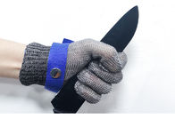 Găng tay an toàn bằng thép không gỉ 304L Chống cắt Bảo vệ lao động công nghiệp Tiện nghi cho tay