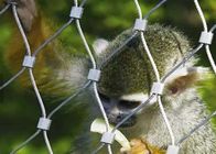 Bao vây động vật Dây thừng dệt lưới Vườn thú Aviary Mạng lưới thép không gỉ Chim Ferrule Cáp lưới