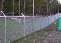 4ft 6ft Chuỗi liên kết hàng rào Vải PVC tráng kẽm dệt lưới