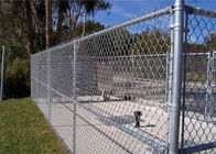 Chiều cao 2,5mm 2m Dây liên kết bằng nhựa tráng nhựa Hàng rào Lưới bão an ninh sân bay