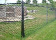Hàng rào liên kết chuỗi kim cương màu xanh lá cây và bạc đậm 2 inch 6ft cho Landcap hiện trường