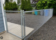 9 Hàng rào liên kết chuỗi mạ kẽm cuộn 6ft X 50ft cho sân chơi và nhà ở