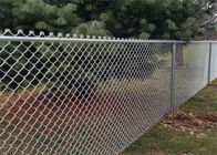 Hàng rào liên kết chuỗi mạ kẽm 10 thước Pvc Hàng rào lưới kim cương mạ kẽm 50FT