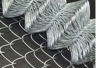 Hàng rào liên kết chuỗi kim cương dây 2-3mm mạ kẽm Bảo vệ chống ăn mòn