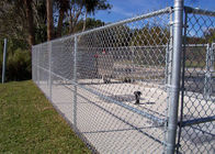 9 Hàng rào Chuỗi Liên kết Hàng rào Vải Thép mạ kẽm cho Tường Ranh giới Vườn