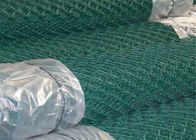 Chuỗi thép bọc vinyl Liên kết hàng rào lưới vải 50FTx4FT để bảo mật