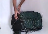 Bảo vệ ba lô túi lưới chống trộm 1,5mm linh hoạt Độ bền cao