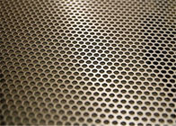 Tấm tròn mạ kẽm nhúng nóng Trang trí tấm kim loại đục lỗ Thép nhẹ / Thép carbon