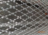 Kim cương hàn có thép gai 1m X 2m Razor Wire Mesh Hàng rào