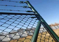 Màn hình mạ kẽm nhúng nóng 6 feet 10m Hàng rào lưới liên kết chuỗi