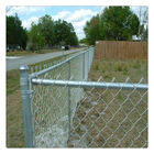 Hàng rào liên kết chuỗi tùy chỉnh Kẹp đường sắt nhúng nóng tráng nhựa PVC