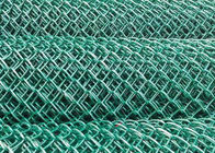 Hình dạng kim cương Úc Hàng rào liên kết chuỗi tráng màu xanh lá cây 11,5 Máy đo X 2 inch