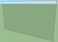 9 thước đo X 2 &quot;Hàng rào liên kết chuỗi Vật liệu mạ kẽm cho sân tennis